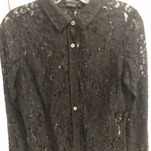 BCBG lace blouse